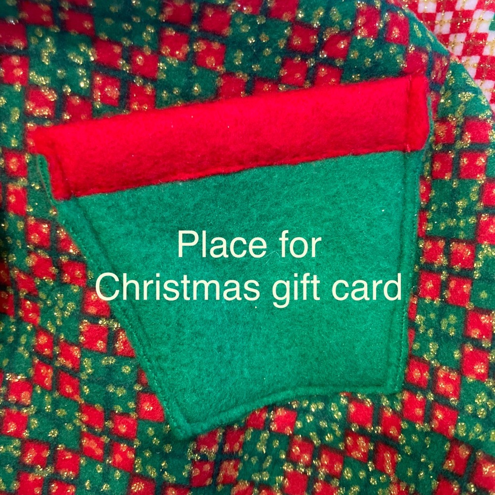Handmade Christmas gift bags